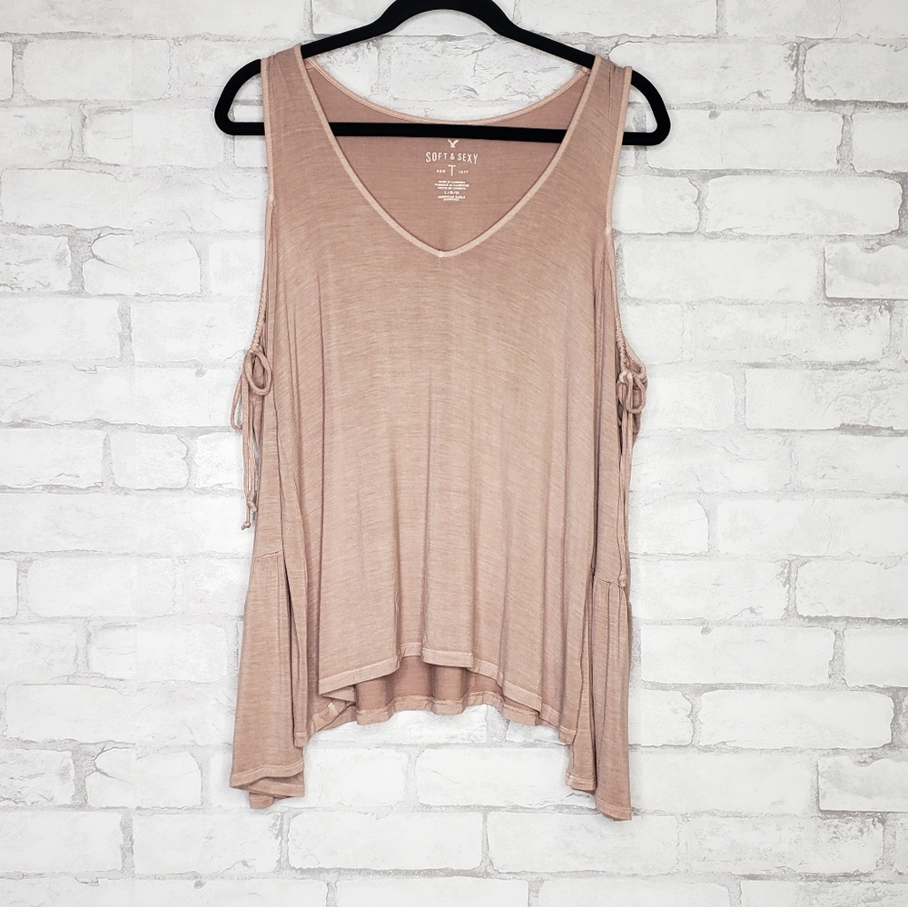 American Eagle Outfitters Pink Long Sleeve T-shirt